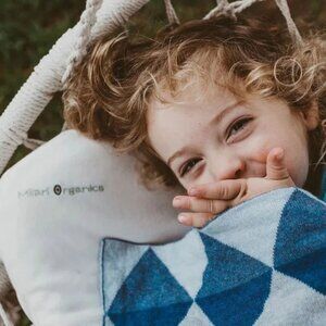 Milari Green Baby Pillow